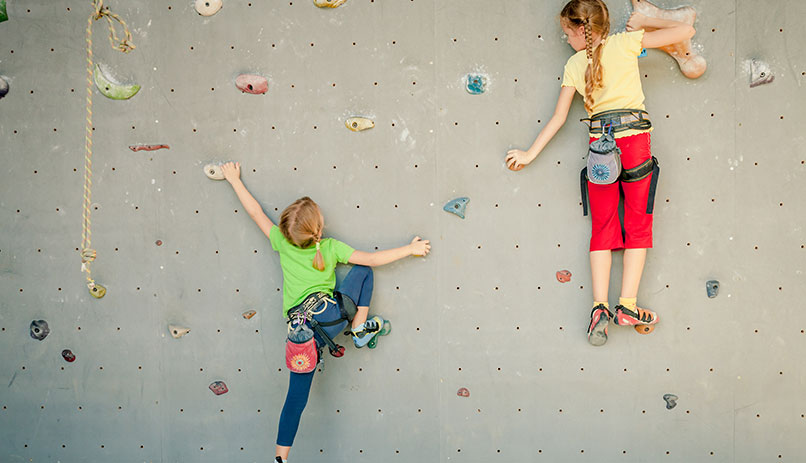 Climbing wall in Israel