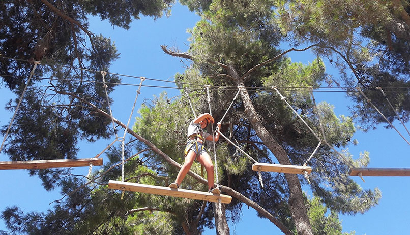 Rope Park in Northern Israel