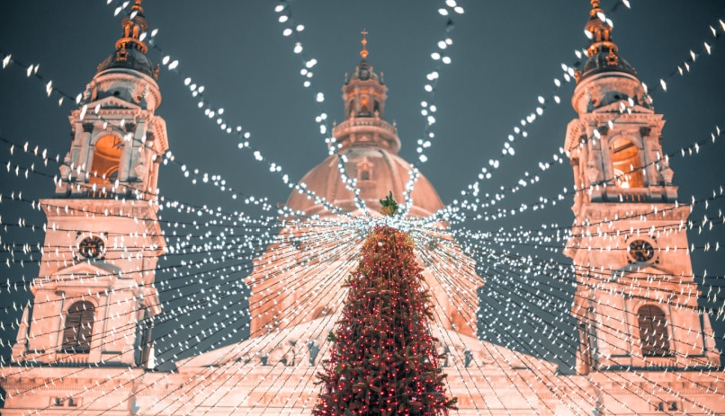 chritmas market in budapest