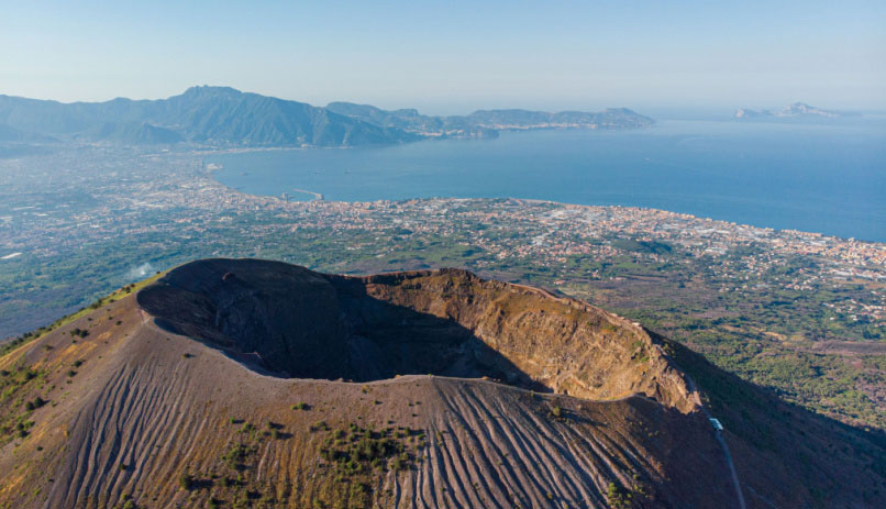 Mount volcano Vesuvius