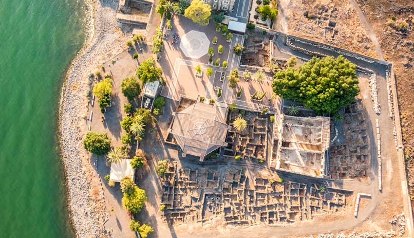 An aerial view on Capernaum