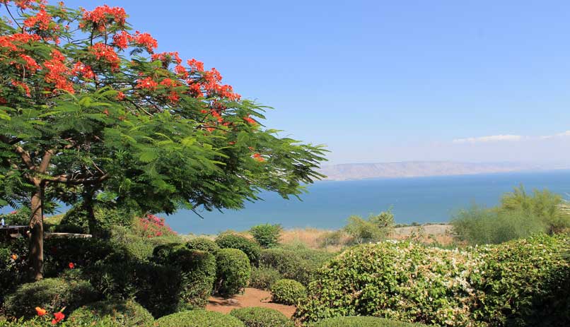 See of Galilee from Mount of Beatitudes